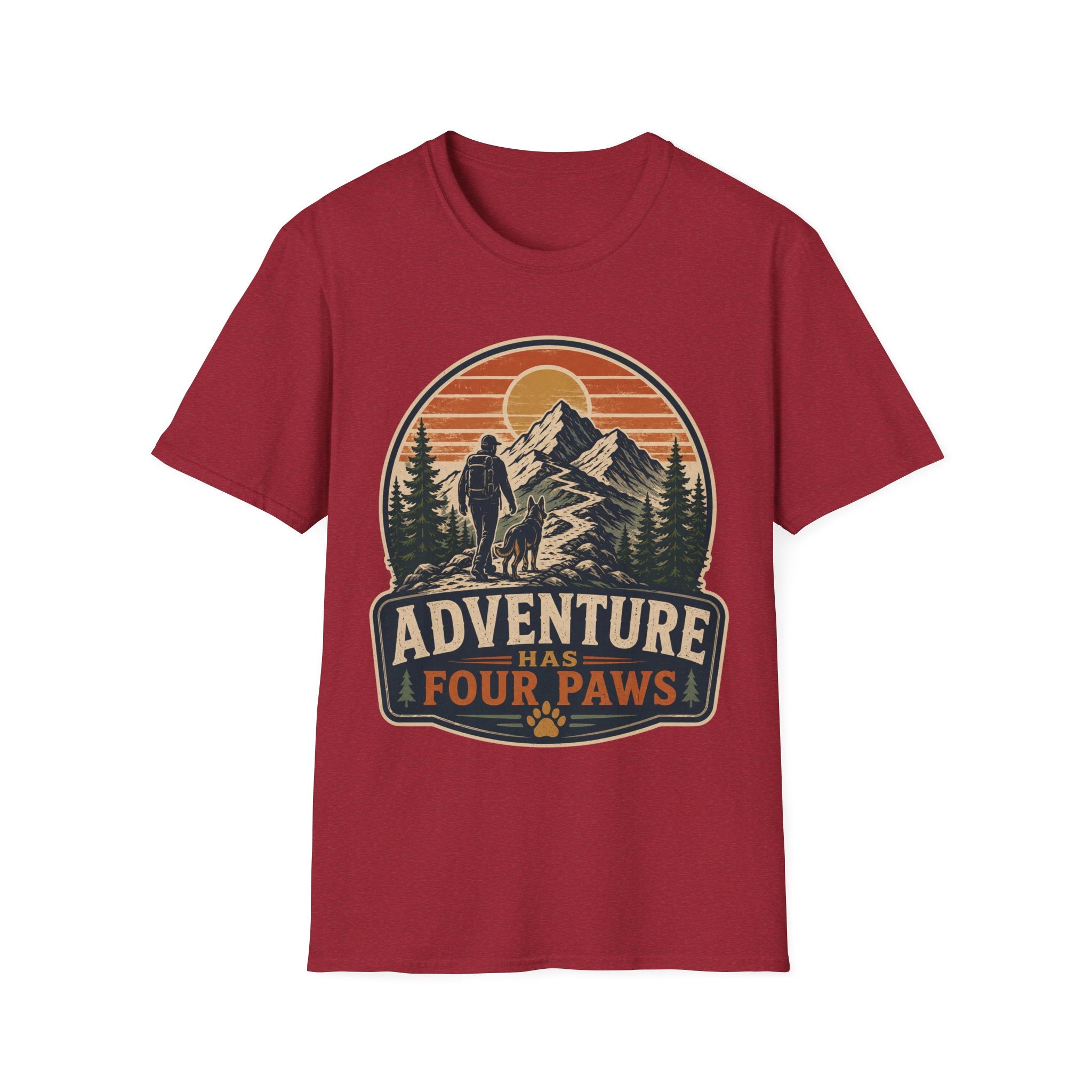 Adventure Has Four Paws T-Shirt