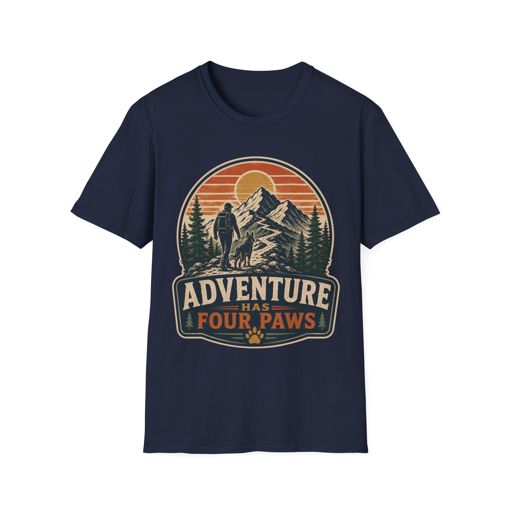 Adventure Has Four Paws T-Shirt