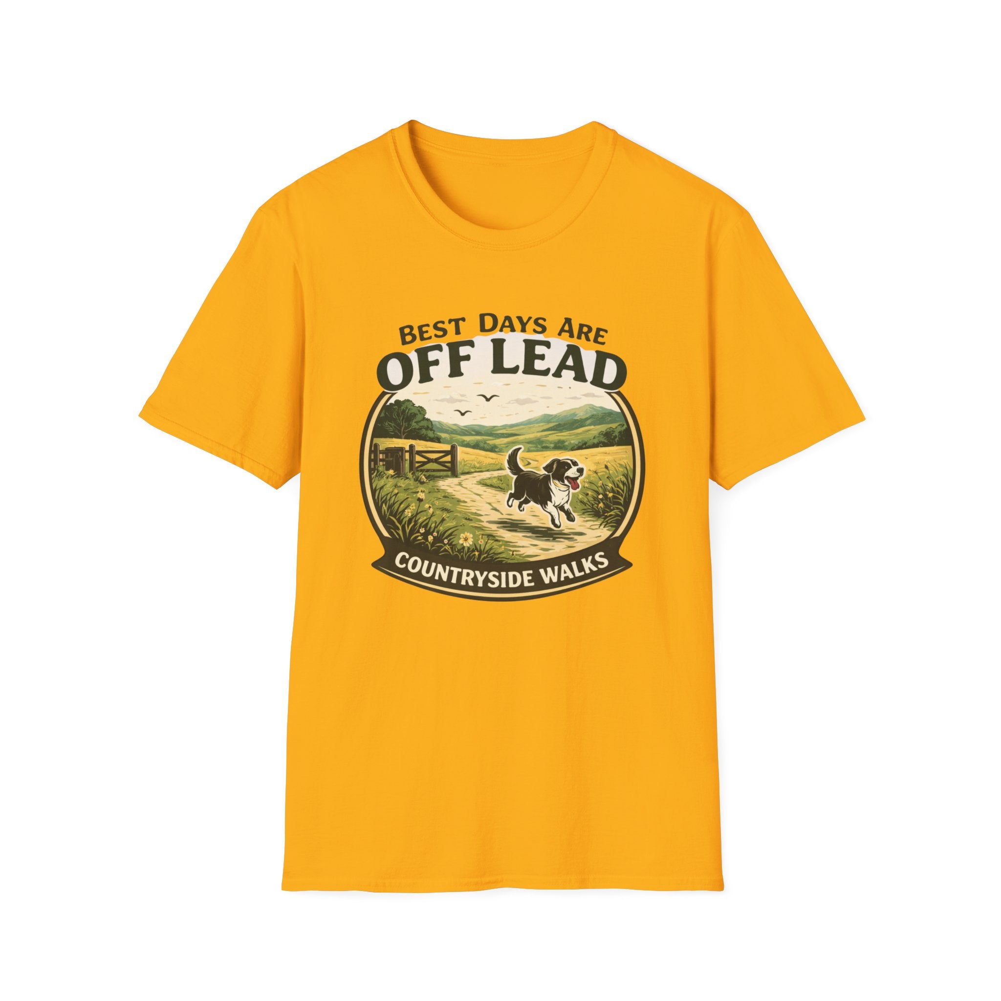 Best Days are Off Lead dog walking top – funny dog owner gift UK