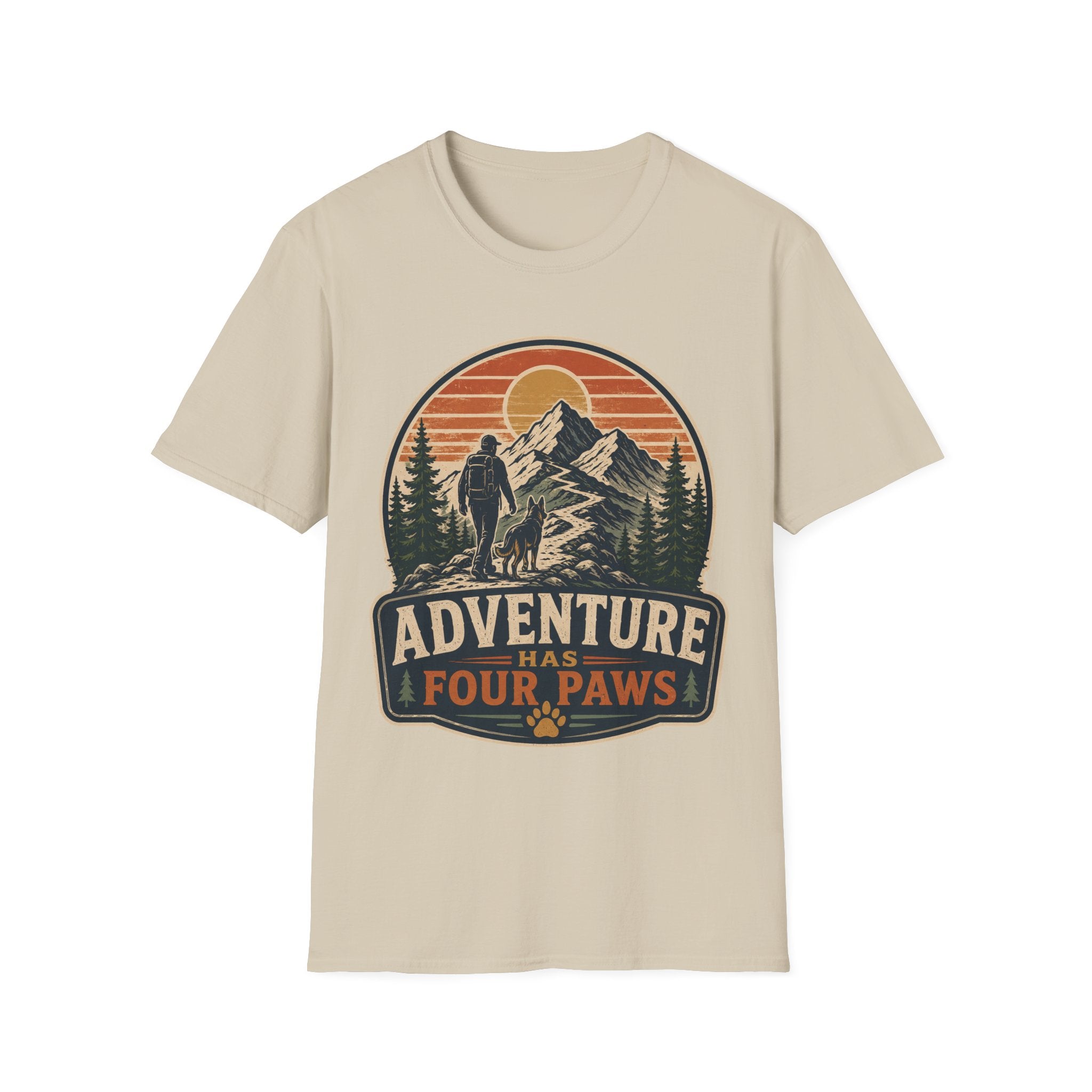 Adventure Has Four Paws T-Shirt
