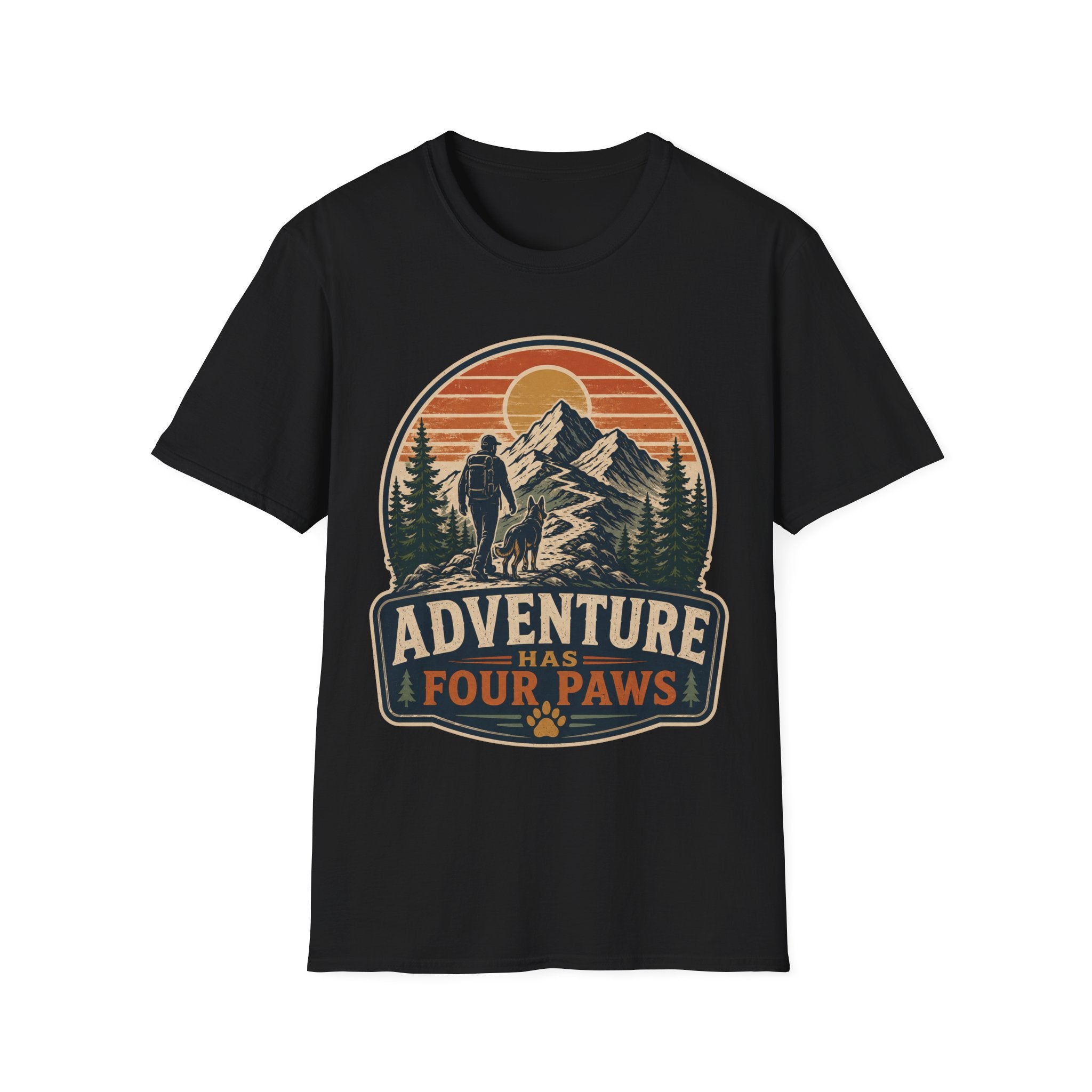 Adventure Has Four Paws T-Shirt