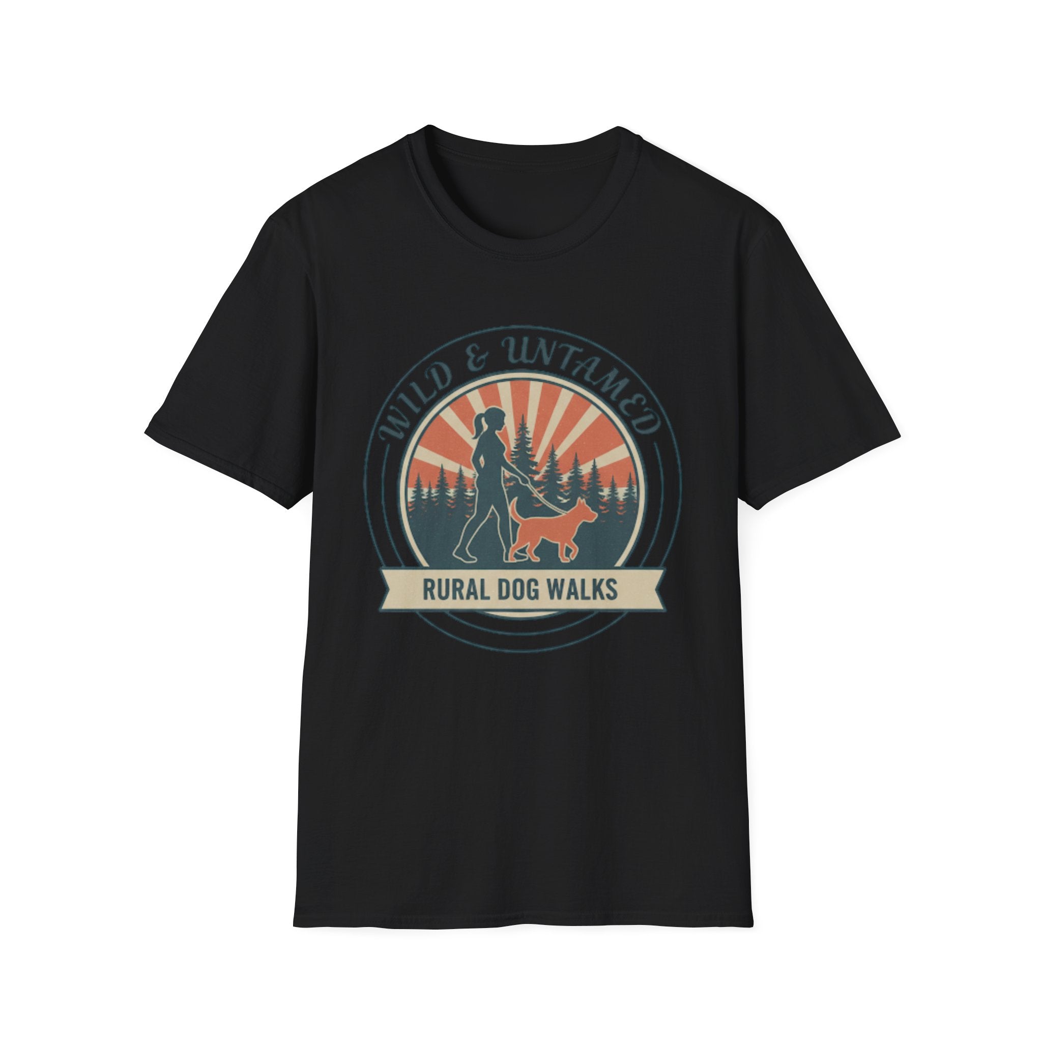 Wild and Untamed dog lover tee – adventure dog walking clothing UK