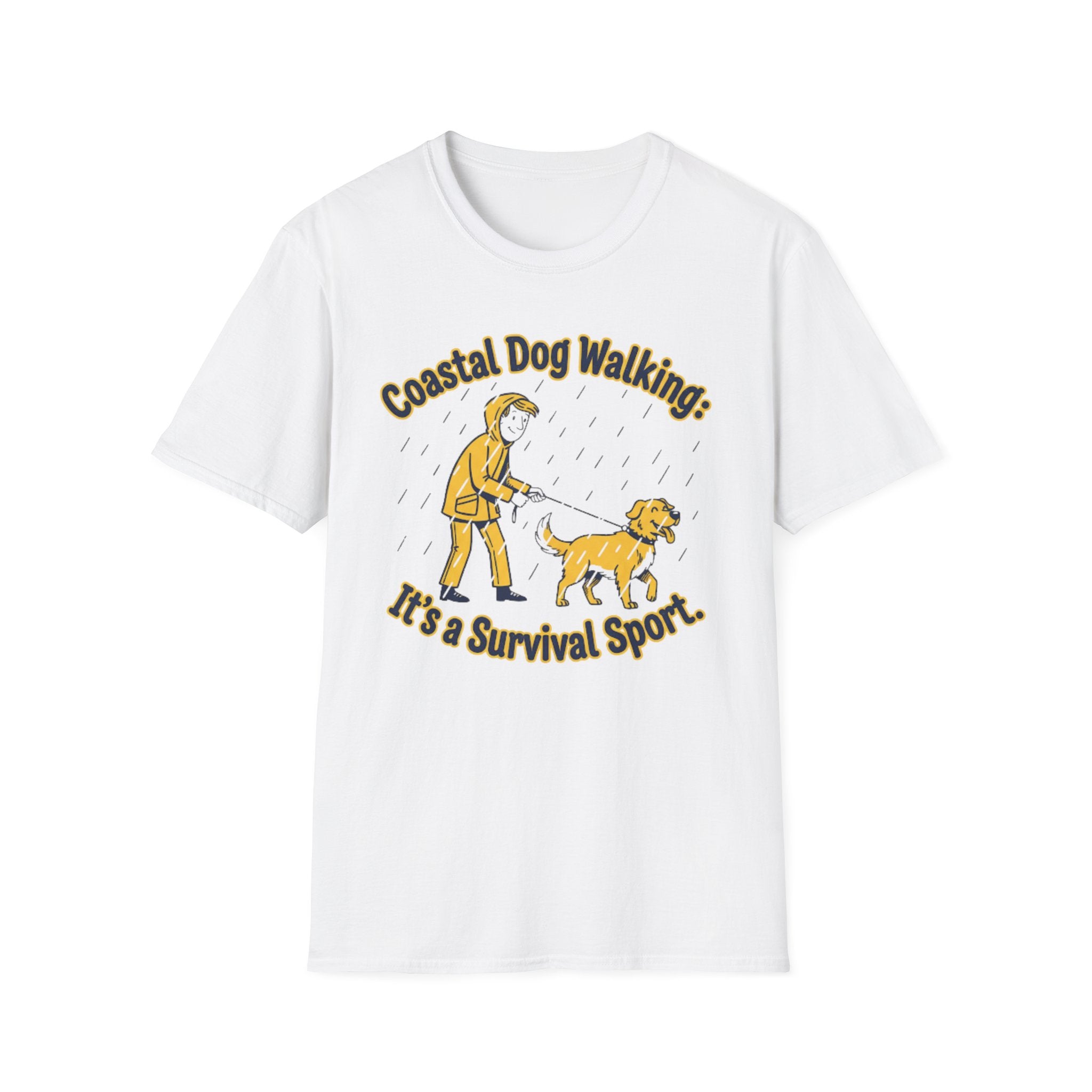 Coastal Walking Survival dog tee lifestyle – coastal dog walking clothing