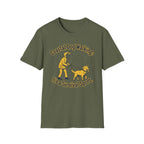 Coastal Walking Survival t-shirt colour shot – dog walker coastal top UK