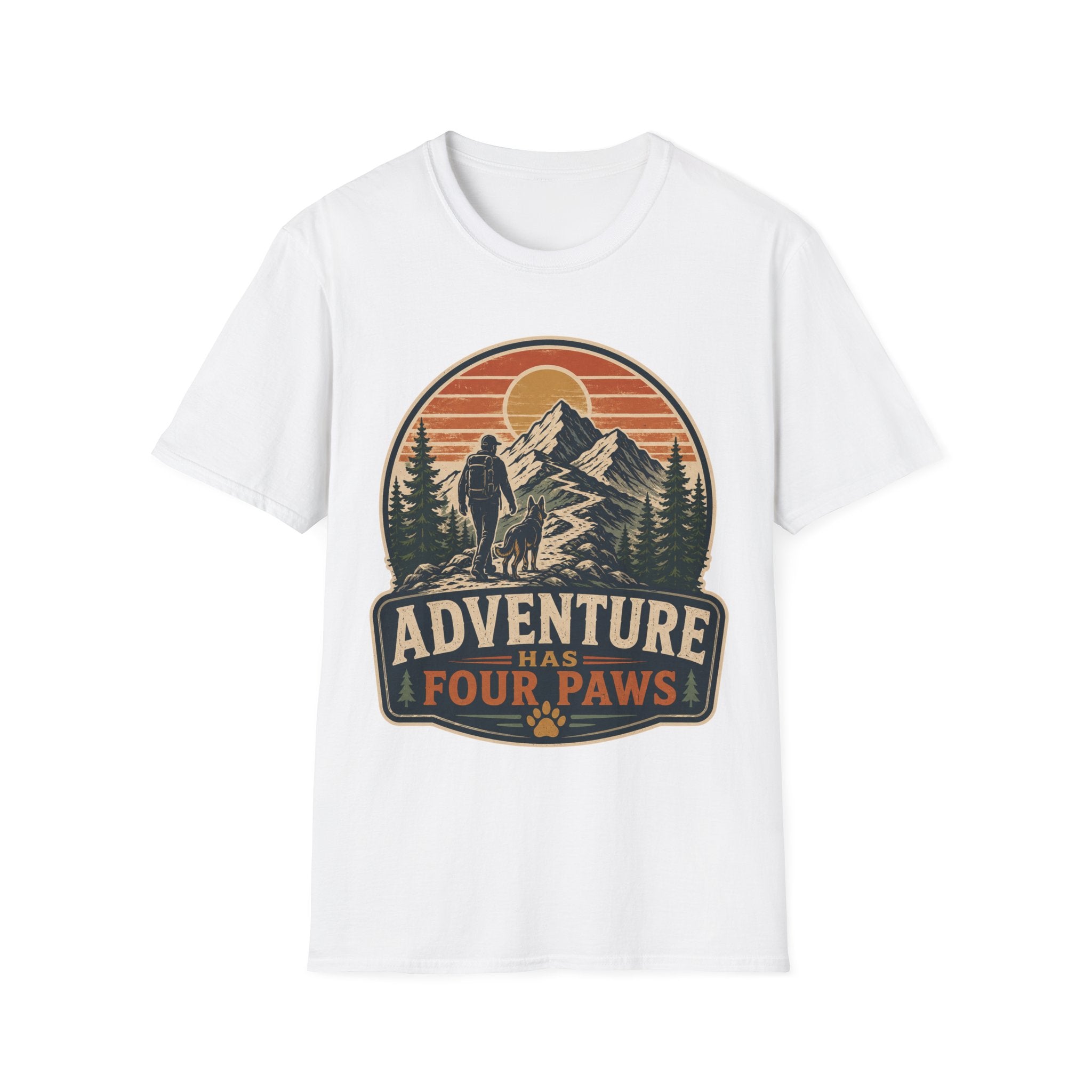Adventure Has Four Paws T-Shirt