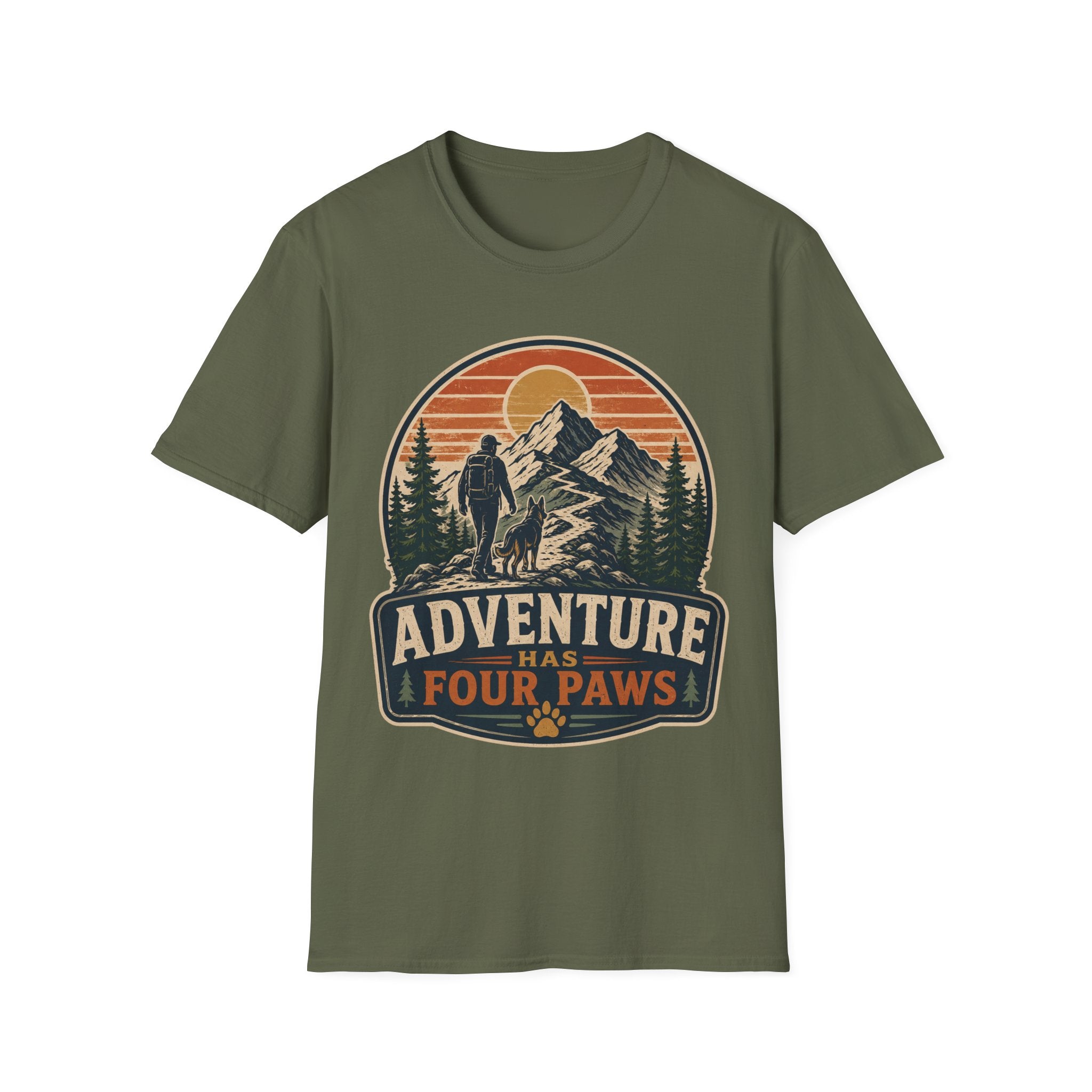 Adventure Has Four Paws T-Shirt