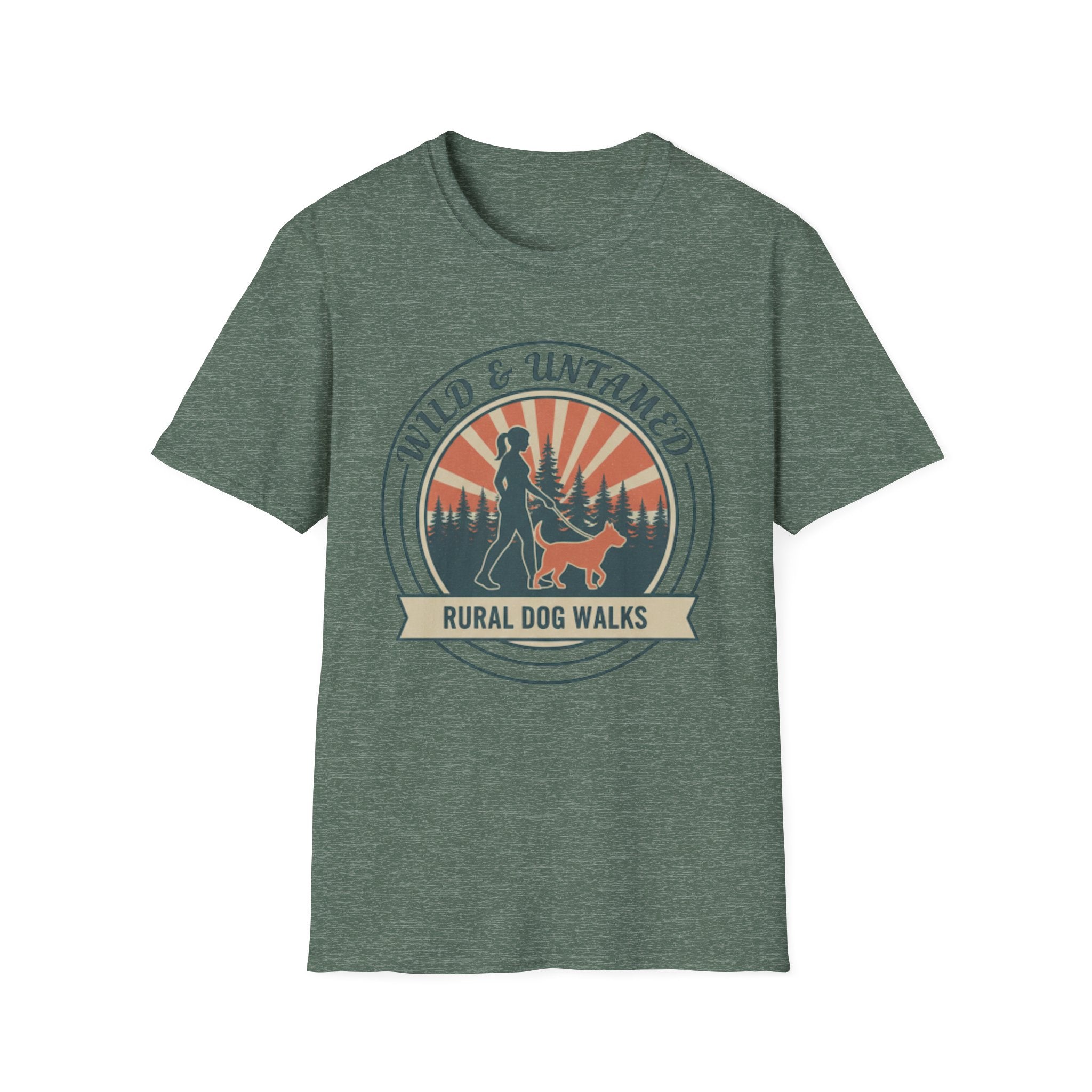Wild and Untamed print tee – wild dog walk gift idea UK