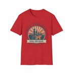 Wild and Untamed t-shirt lifestyle – wild and free dog walking tee UK