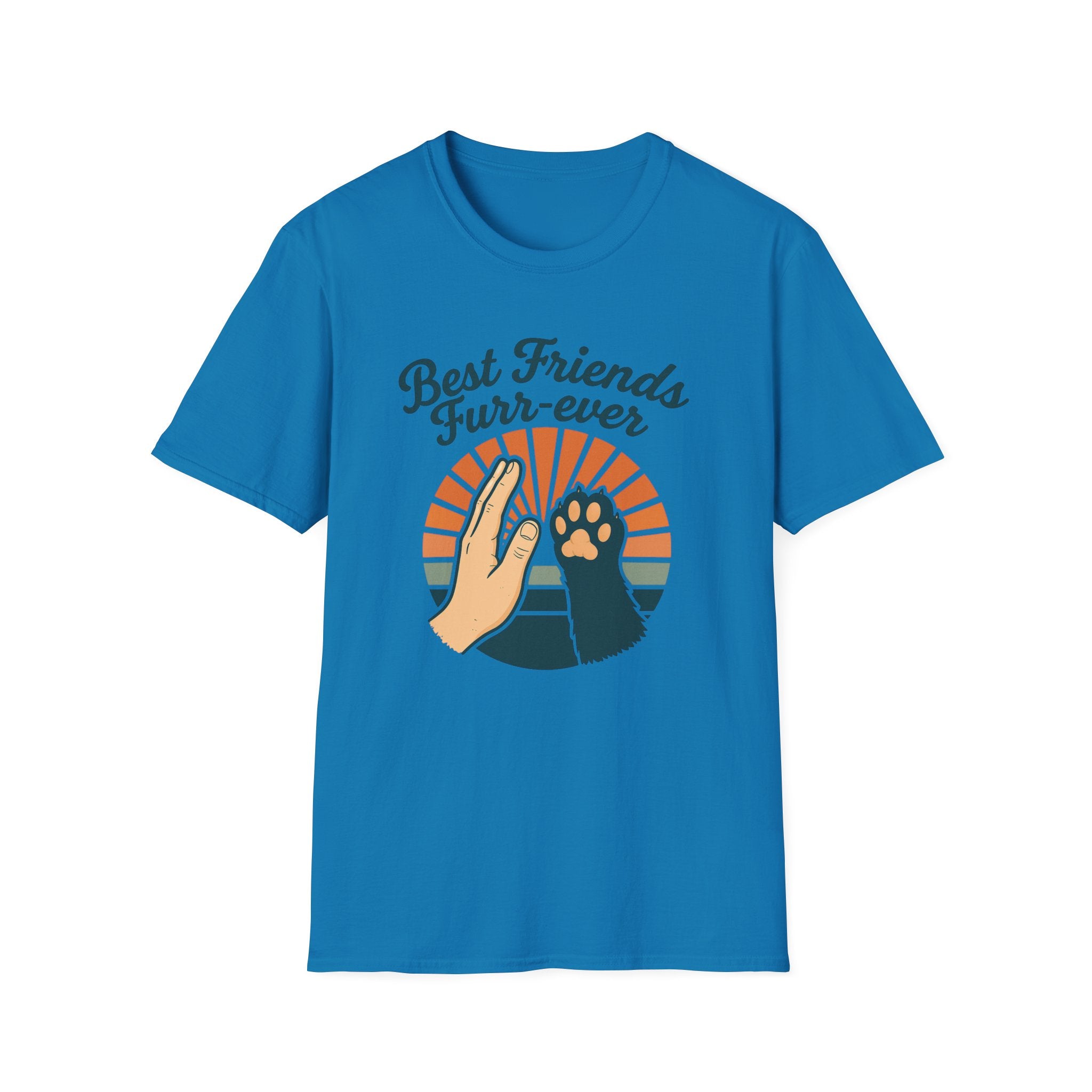 Best Friends Furr-Ever t-shirt mockup – cute dog owner tee UK