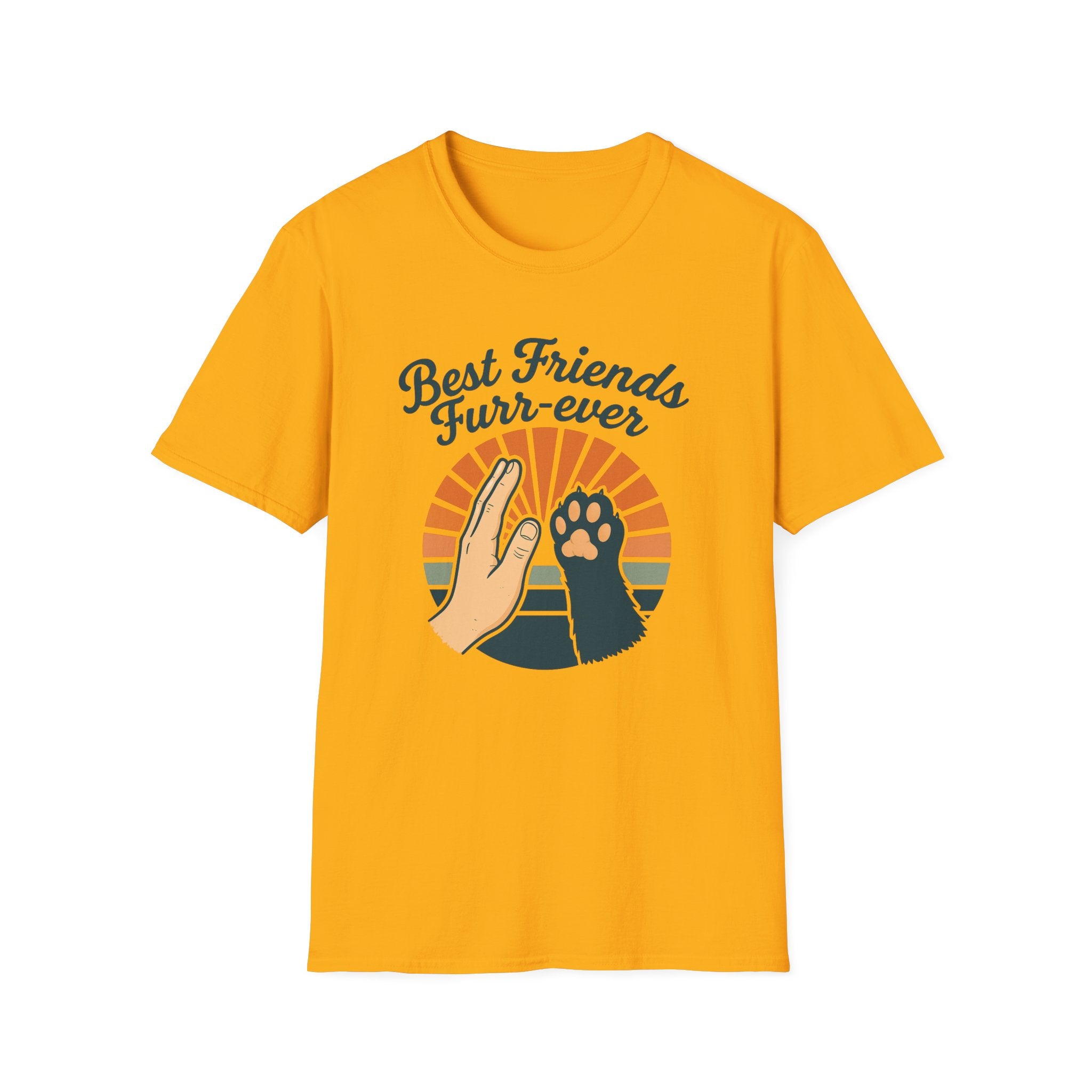 Best Friends Furr-Ever t-shirt colour variant – dog lover clothing UK
