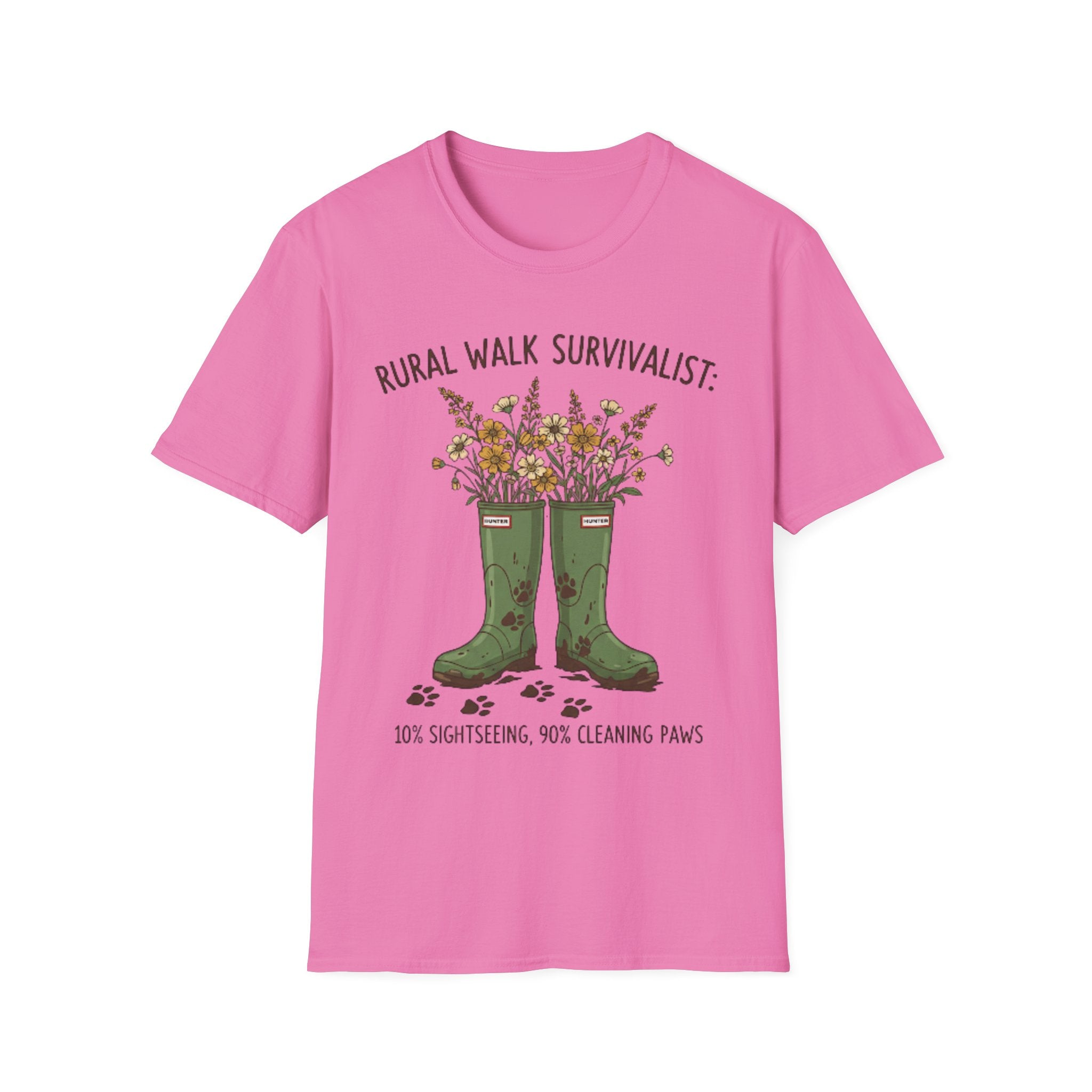 Rural Walk Survivalist t-shirt variant – rural dog walker clothing UK