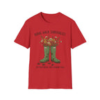 Rural Walk Survivalist dog tee colour shot – countryside dog owner gift UK
