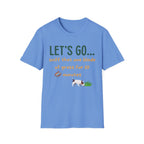 Let's Go Sniff print tee – dog scentwork gift idea UK
