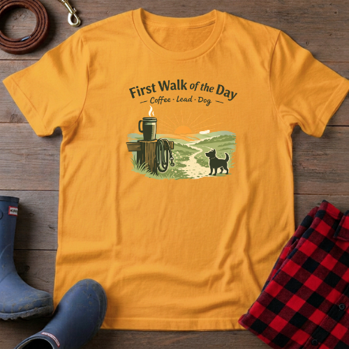 First Walk of the Day T-Shirt