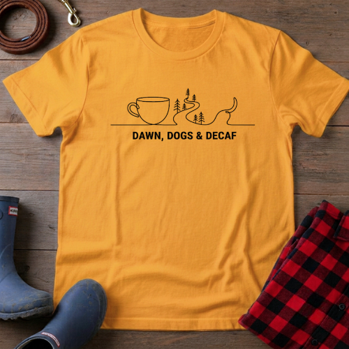 Dawn, Dogs & Decaf T-Shirt