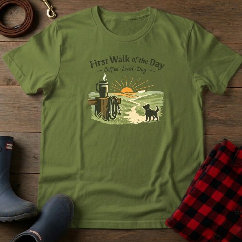 First Walk of the Day T-Shirt