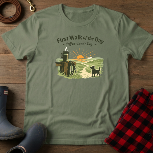 First Walk of the Day T-Shirt