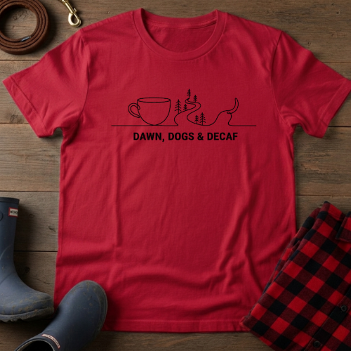 Dawn, Dogs & Decaf T-Shirt
