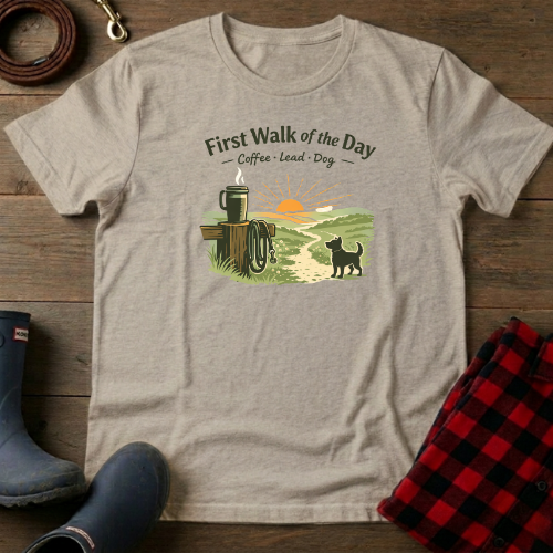 First Walk of the Day T-Shirt