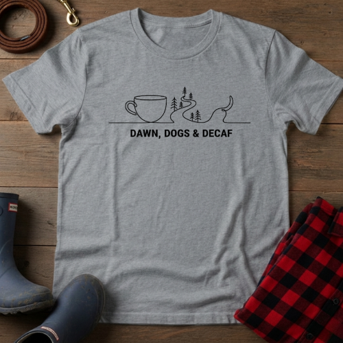 Dawn, Dogs & Decaf T-Shirt