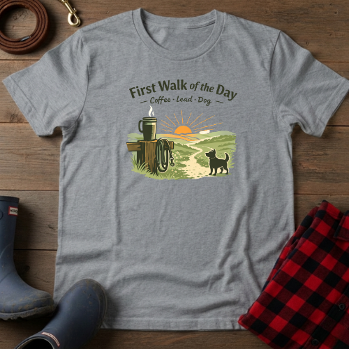 First Walk of the Day T-Shirt